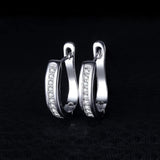 Dazzling 925 Sterling Silver AAA+ Quality CZ Hoop Earrings - Best Online Prices by Jewellery Supermarket - The Jewellery Supermarket