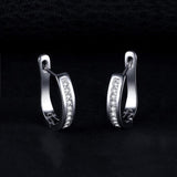 Dazzling 925 Sterling Silver AAA+ Quality CZ Hoop Earrings - Best Online Prices by Jewellery Supermarket - The Jewellery Supermarket