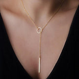 Elegant Chocker Necklace Infinity Pendant in Gold Color - Best Online Prices