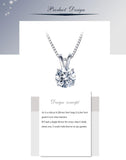 Exquisite 2 carat Solitaire AAA Cubic Zirconia Pendant Necklace - Best Online Prices by Jewellery Supermarket - The Jewellery Supermarket