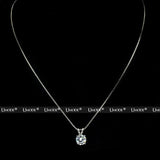Exquisite 2 carat Solitaire AAA Cubic Zirconia Pendant Necklace - Best Online Prices by Jewellery Supermarket - The Jewellery Supermarket