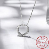 Exquisite 925 Sterling Silver Lab Diamond Pendant - Best Online Prices by Jewellery Supermarket