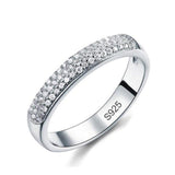 Fine S925 AAA+ Zircon Ring - Best Online Prices by Jewellery Supermarket