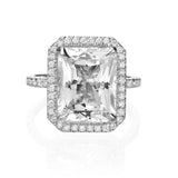Gorgeous Square AAA Cubic Zirconia Crystal Elegant High Quality Statement Ring - The Jewellery Supermarket