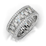 High Quality New Brilliant AAA+ Cubic Zirconia Diamonds Promise Ring - The Jewellery Supermarket