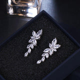 Lovely AAA+ Cubic Zirconia Diamonds Bridal Earring - Best Online Prices - The Jewellery Supermarket