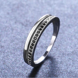 Luxury Micro Paved Black AAA CZ Crystals Fashion Rings - The Jewellery Supermarket