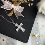 Luxury Women White Crystal Pendant Charm Silver Color Chain Necklace - The Jewellery Supermarket