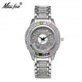 MISS FOX Fashion Luxury Brand 18KPG Wristwatch with Simulated Diamonds. - The Jewellery Supermarket
