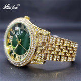 MISS FOX Hot Style Iced Out Drop Simulated Lab Diamonds Luxury Watches For Women - The Jewellery Supermarket