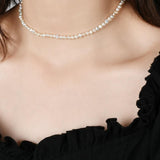 Natural Freshwater Pearl S295 Choker Necklace - Best Online Prices - The Jewellery Supermarket