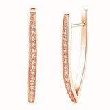 New Arrival Delicate Design Austria crystal Gold Color Earrings - The Jewellery Supermarket