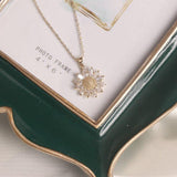 New Design Fashion Elegant Exquisite Copper Inlay AAA+ Zircon White Daisy Pendant - The Jewellery Supermarket