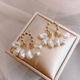 New Fashion Baroque Pearl Earrings Elegant Jewellery For Women