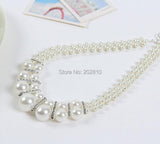 New Style Fine Quality Crystal Pearl necklace - The Jewellery Supermarket