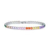 Outstanding AAA+ Cubic Zirconia Diamonds and Crystals Tennis Bracelet - The Jewellery Supermarket