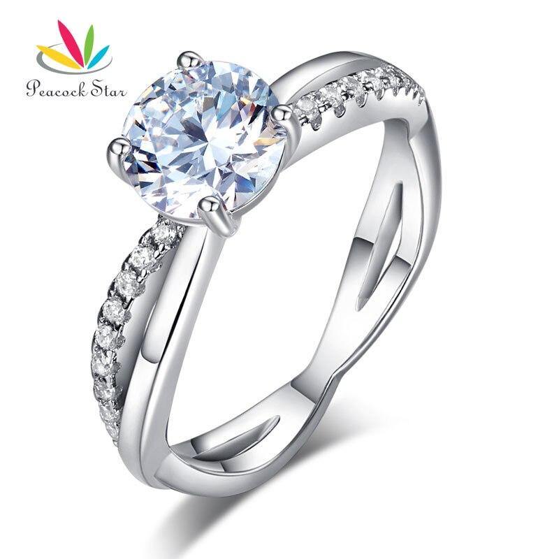 Super 1.25 Ct Simulated Lab Diamond Silver Wedding Engagement Anniversary Ring - The Jewellery Supermarket