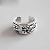 Vintage Large Ring in 925 Sterling Silver- Best Online Prices