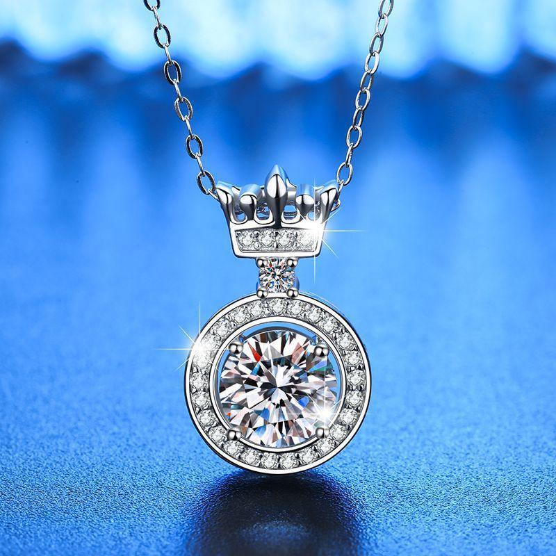 Tiffany & Co. Diamond Crown Key Pendant Necklace - 66mint Fine Estate  Jewelry