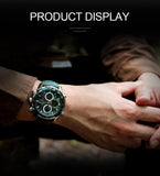 NEW MENS WATCHES - Luxury Sport Chronograph Alarm Waterproof Quartz Military Watches for Men - The Jewellery Supermarket