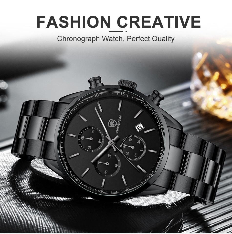 NEW ARRIVAL - Top Brand Luxury Fashion Business Quartz Stainless Steel Waterproof Sports Men’s Wristwatch - The Jewellery Supermarket