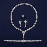 NEW ARRIVAL - Excellent Luxury Women AAA+ Cubic Zirconia Diamonds Jewellery Set - The Jewellery Supermarket