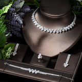 NEW - Delightful Fashion AAA+ Cubic Zirconia Diamonds Jewellery Set - The Jewellery Supermarket