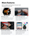 NEW MENS WATCHES - Full circle touch screen steel Band luxury Bluetooth call Sport Activity Smart watch - The Jewellery Supermarket