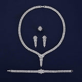 NEW ARRIVAL - Excellent Luxury Women AAA+ Cubic Zirconia Diamonds Jewellery Set - The Jewellery Supermarket