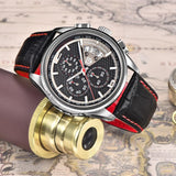 NEW ARRIVAL - Luxury Brands Quartz Fashion Timed Movement Military Leather Quartz Watches - The Jewellery Supermarket