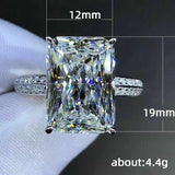 Luxury Women silver designer Ring For Engagement Anniversary Gift Jewelry - The Jewellery Supermarket