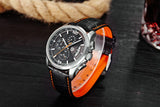 NEW ARRIVAL - Luxury Brands Quartz Fashion Timed Movement Military Leather Quartz Watches - The Jewellery Supermarket