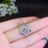 NEW High Quality Star of David Design 2ct Moissanite Diamond Religious Pendant Necklace - The Jewellery Supermarket
