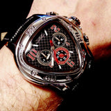 Top Brand Luxury Sport Racing Design Geometric Triangle Pilot Genuine Mechanical Watch - The Jewellery Supermarket