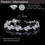 High-Quality Women White Gold Color Cubic Zirconia Bridal Wedding Jewelry - The Jewellery Supermarket