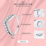Fashion Sterling High Quality AAA+ Cubic Zirconia Diamonds Crown Classic Ring - The Jewellery Supermarket