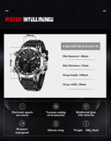 Top Brand Luxury Dual Display Quartz Military Waterproof Digital Electronic Watch - The Jewellery Supermarket