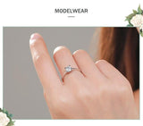 NEW - Top Quality Sparkling AAAA Quality Simulated Diamonds Charm Heart Fine Ring - The Jewellery Supermarket