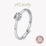 NEW -  Fashion Square Elegant AAAA Quality Simulated Diamonds Fine Ring