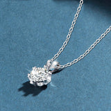 Amazing Luxury 1 carat D Color Moissanite Necklace Pendant For Women - Brilliant Luxury Jewellery