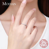 NEW ARRIVAL - Silver Hearts AAA+ Cubic Zirconia Diamonds Stackable Ring - The Jewellery Supermarket