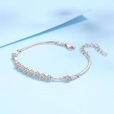 NEW ARRIVAL - Terrific 3.5MM Natural Moissanite Silver Luxury Bracelet with GRA Certificate - The Jewellery Supermarket