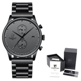 NEW MENS WATCHES - Chronograph Quartz Stainless Steel Waterproof Sports Watch - Best Offers - The Jewellery Supermarket