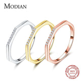 3 Color New Design Silver Stylish Stackable AAAA Simulated Diamonds Ring - Fashion Original Unique Rings