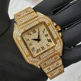 Luxury Stylish Iced Out Full Simulated Diamonds Quartz Watches For Men or Women
