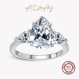 NEW - Luxury 5ct Pear Shaped AAAA Quality Simulated Diamonds Fine Ring - The Jewellery Supermarket