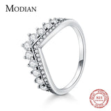 Fashion Sterling High Quality AAA+ Cubic Zirconia Diamonds Crown Classic Ring