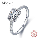 Dazzling Silver Sparkling Clear AAA+ Cubic Zirconia Diamonds Ring