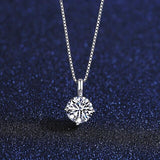 Outstanding 1 Carat High Quality Moissanite Diamonds Fashion Gemstone Necklace - Fine Statement Jewellery