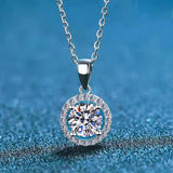 Captivating 1.0CT Solitaire Sparkling ♥︎ High Quality Moissanite Diamonds ♥︎ Necklace for Women